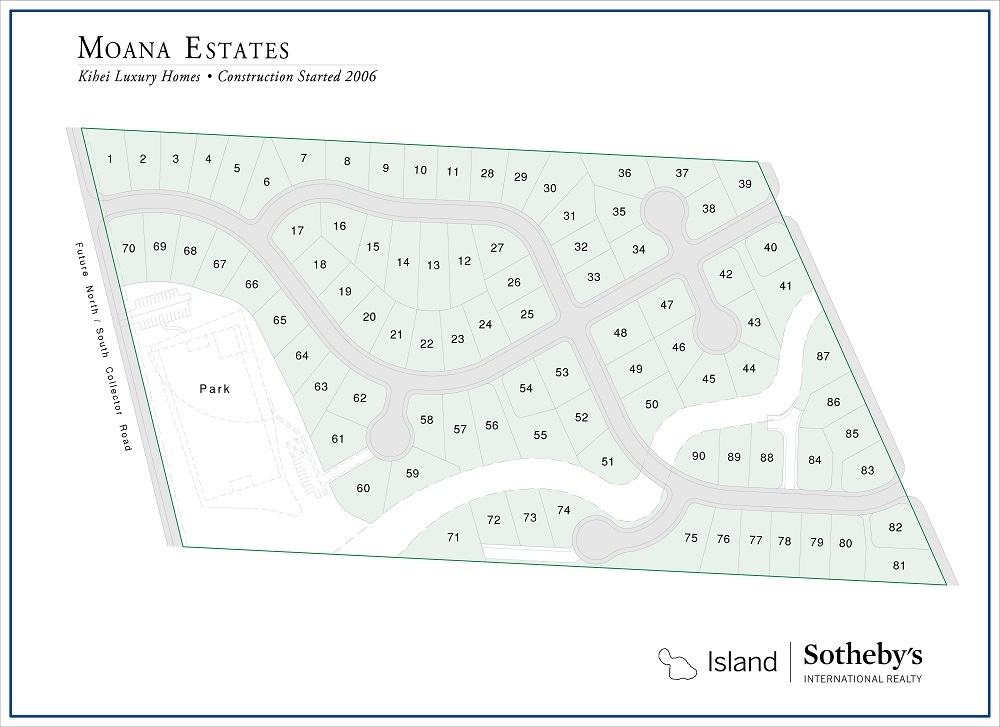moana estates map